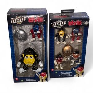 M&M'S Elvis Christmas Ornament Set